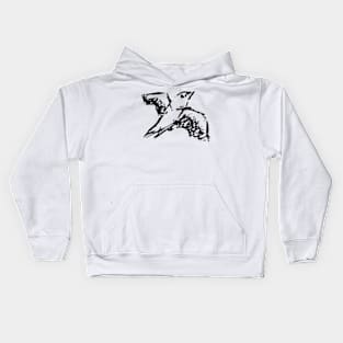 Bird flying Kids Hoodie